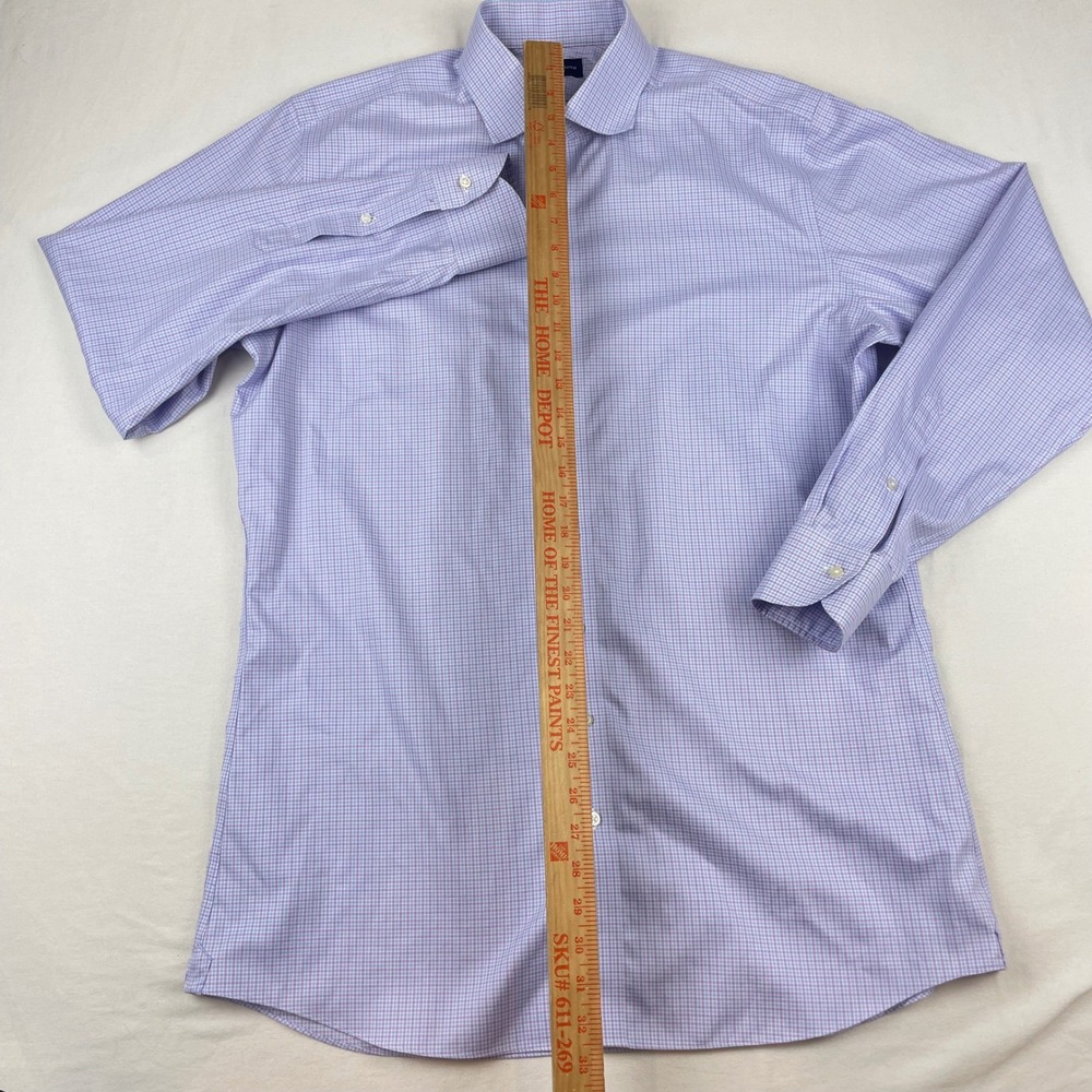 Proper Cloth Lavender Check Dress Shirt - Picture 4 of 9